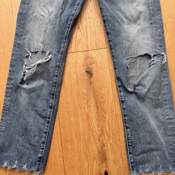AG Adriano Goldschmied The Sloan Crop Vintage Straight Leg Jeans Size: 25 - Picture 9 of 17